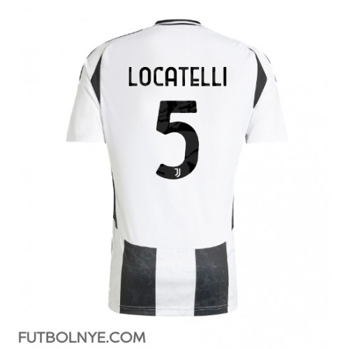 Camiseta Juventus Manuel Locatelli #5 Primera Equipación 2024-25 manga corta